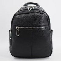 Жіночий рюкзак з екошкіри чорний міський стильний та функціональний аксесуар для жінок